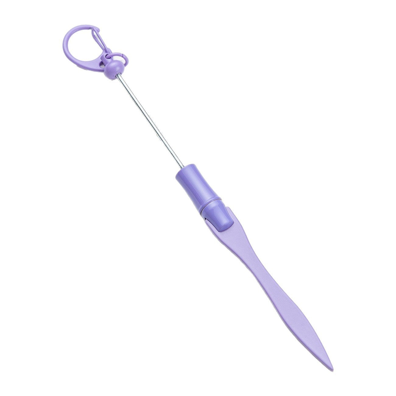 Wholesale Letter Opener DIY Beadable Letter Opener Multifunctional Metal Paper Cutter Keychain Head